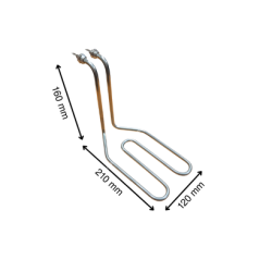 SANAYİ TİPİ FRİTÖZ REZİSTANS 2500 WATT 220 VOLT