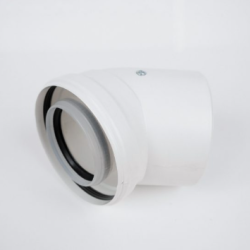 45 Derece Yoğuşmalı Kombi Baca Dirsek