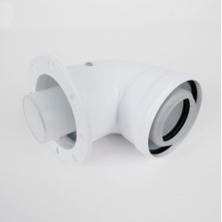 KOMBİ ÜSTÜ YOĞUŞMALI FLANŞLI DİRSEK