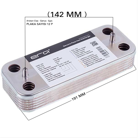 PLAKA EŞANJÖR 12 P.(ERA) ARİSTON CLAS