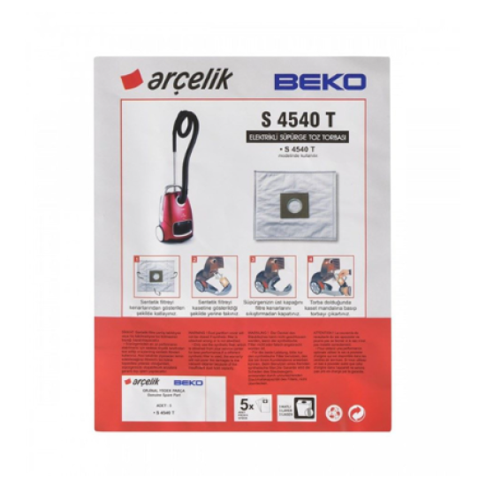 ARÇELİK S 4540 T SMS BEZ TORBA