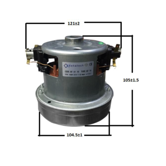 BEKATECH SÜPÜRGE MOTOR 1400 W (GARANTİLİ) BT01-19